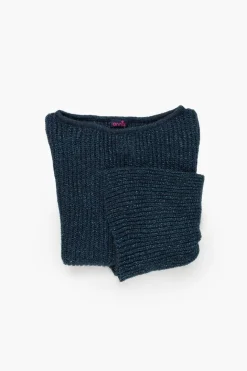 MAGLIONE "DAISY" LUREX MANICA SVASATA