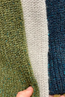 MAGLIONE "DAISY" LUREX MANICA SVASATA