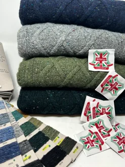 MAGLIONE "FRED" ARAN TWEED