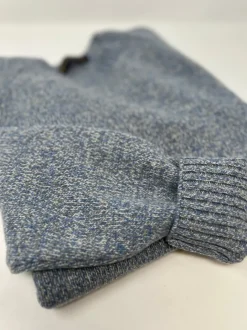 MAGLIONE "TEO" GIROCOLLO MOULINE' IN ECO-CASHMERE