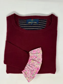 MAGLIONE "TRILLY" SCOLLO BARCHETTA POLSO LIBERTY