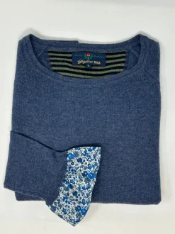 MAGLIONE "TRILLY" SCOLLO BARCHETTA POLSO LIBERTY