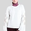 MAGLIONE SNOWFLAKE PANNA LOUREX GOLD