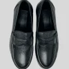 MOCASSINO PENNY ECOFUR INTERNA NERO GHIGLINO
