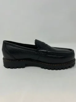 MOCASSINO PENNY ECOFUR INTERNA NERO GHIGLINO
