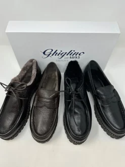 MOCASSINO PENNY ECOFUR INTERNA NERO GHIGLINO