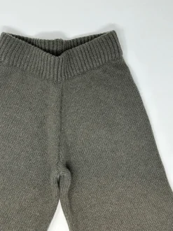PANTALONE COMFY PALAZZO MAGLIA “CAROLA” FANGO
