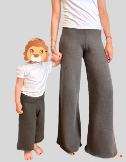 PANTALONE PALAZZO MAGLIA “CAROLA” COMFY
