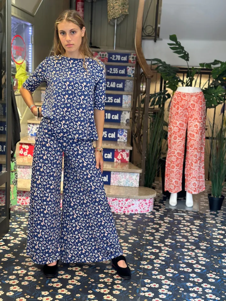 PANTALONI “PILAR” STAMPA OSAKA