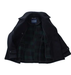 PEACOAT BRETONE BLU NAVY LONDON TRADITION