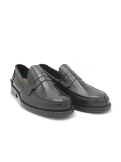 PENNY LOAFER PELLE NERA SAXONE OF SCOTLAND