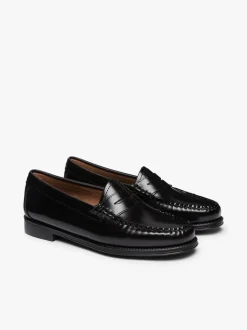PENNY LOAFERS BLACK SUOLA GOMMATA ANTISCIVOLO G.H.BASS WEEJUNS.