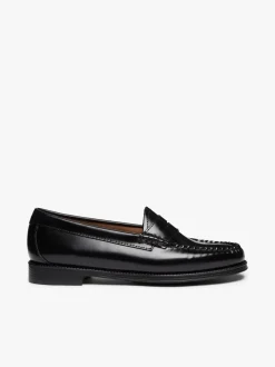 PENNY LOAFERS BLACK SUOLA GOMMATA ANTISCIVOLO G.H.BASS WEEJUNS.