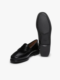 PENNY LOAFERS BLACK SUOLA GOMMATA ANTISCIVOLO G.H.BASS WEEJUNS.