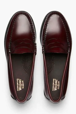 PENNY LOAFERS BORDEAUX G.H.BASS WEEJUNS.
