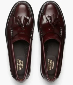 PENNY LOAFERS NAPPINA LAYTON KILTIE WINE G.H.BASS WEEJUNS