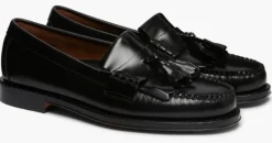 PENNY LOAFERS NAPPINA LAYTON KILTIE PELLE BLACK G.H.BASS WEEJUNS