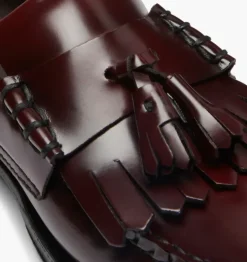 PENNY LOAFERS NAPPINA LAYTON KILTIE WINE G.H.BASS WEEJUNS
