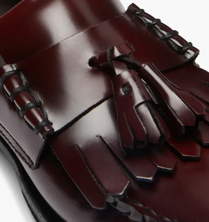 PENNY LOAFERS NAPPINA LAYTON KILTIE WINE G.H.BASS WEEJUNS