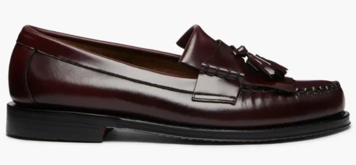 PENNY LOAFERS NAPPINA LAYTON KILTIE WINE G.H.BASS WEEJUNS