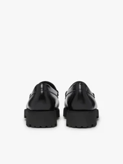 PENNY LOAFERS PLATEAU 90S BLACK NAPPINA G.H.BASS WEEJUNS.