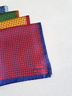 POCHETTE SETA MOTIVO MICRO FANTASIA