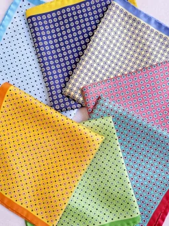 POCHETTE SETA MOTIVO MICRO FANTASIA