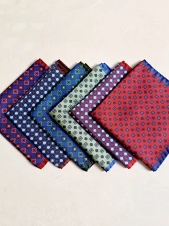 POCHETTE SETA MOTIVO MICRO FANTASIA