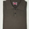 POLO "THOMAS" IN MAGLIA COTONE MANICA CORTA CIOCCOLATO