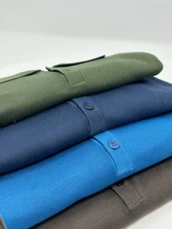 POLO "THOMAS" IN MAGLIA COTONE MANICA CORTA CIOCCOLATO