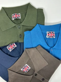 POLO "THOMAS" IN MAGLIA COTONE MANICA CORTA CIOCCOLATO