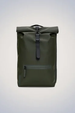 ROLLTOP RUCKSACK VERDE MILITARE RAINS