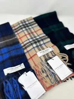 SCIARPA 100% CASHMERE SCOZZESE LOCHCARRON