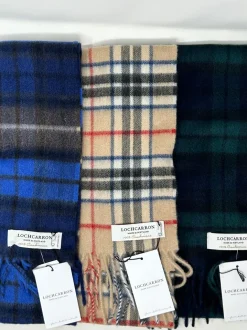 SCIARPA 100% CASHMERE SCOZZESE LOCHCARRON