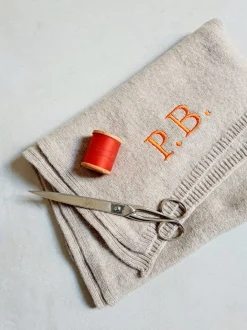 SCIARPE PURO CASHMERE CON MONOGRAM
