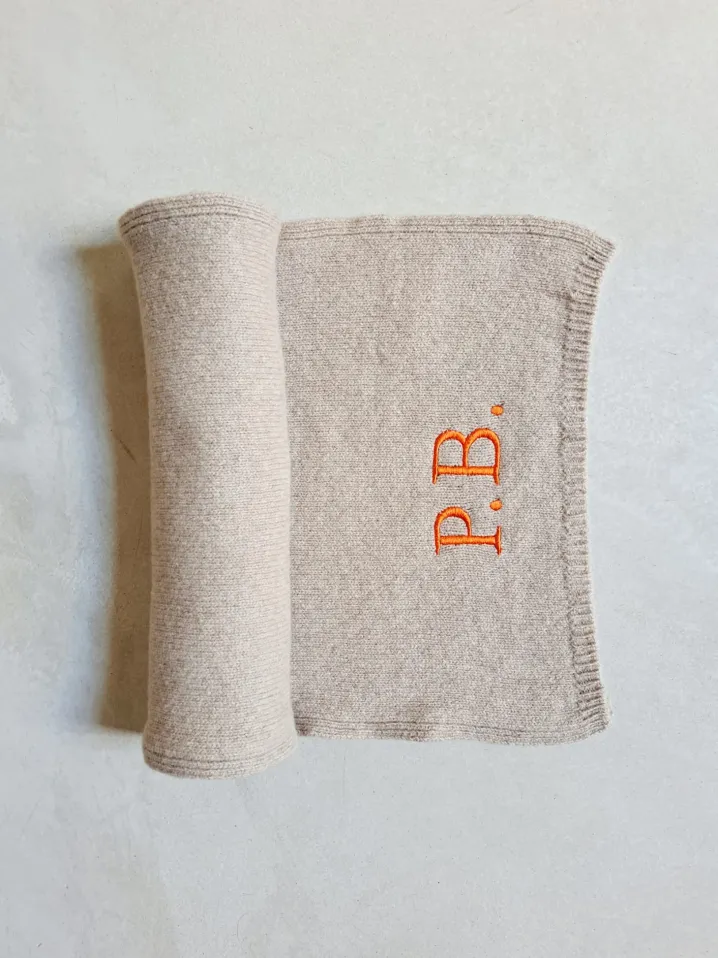 SCIARPE PURO CASHMERE CON MONOGRAM