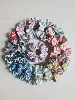 SCRUNCHIES MADE WITH LIBERTY FABRICS