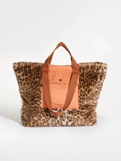 SHOPPER ECO FUR LEOPARD PRINT