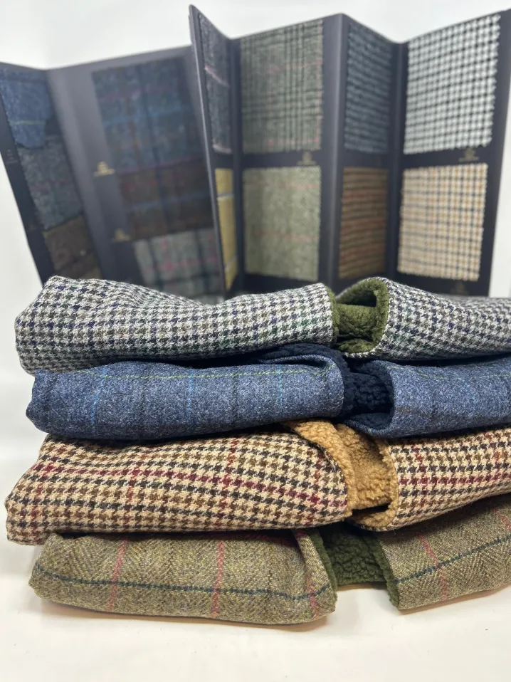 SMANICATO “DEL CAMALLO” REVERSIBILE HARRIS TWEED/ORSETTO