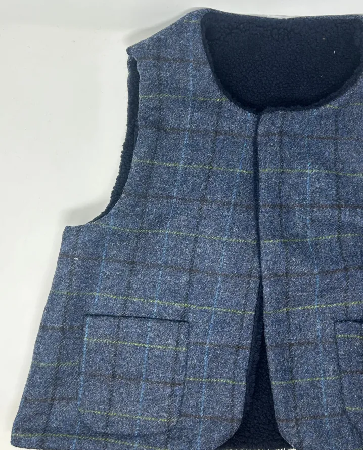 SMANICATO “DEL CAMALLO” REVERSIBILE HARRIS TWEED/ORSETTO