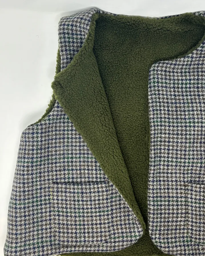 SMANICATO “DEL CAMALLO” REVERSIBILE HARRIS TWEED/ORSETTO