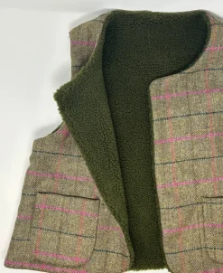 SMANICATO “DEL CAMALLO” REVERSIBILE HARRIS TWEED/ORSETTO