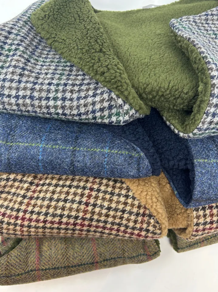 SMANICATO “DEL CAMALLO” REVERSIBILE HARRIS TWEED/ORSETTO