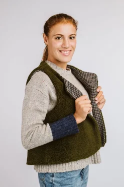 SMANICATO “DEL CAMALLO” REVERSIBILE HARRIS TWEED/ORSETTO