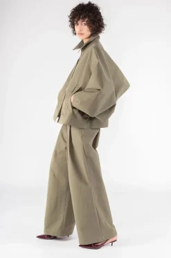 TRENCH MODULARE A CAPPA GABARDINA MILITARE OOFWEAR