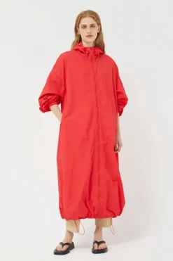TRENCH TECNICO ROSSO