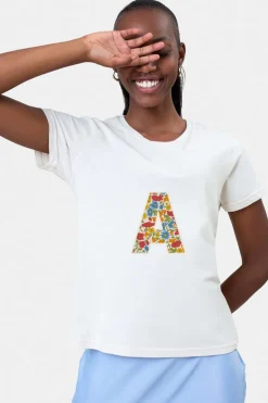 T-SHIRT INIZIALE MADE WITH LIBERTY FABRICS