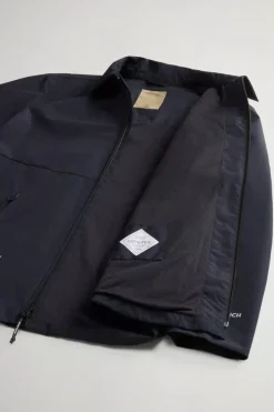 WINDSTOPPER SHIRT JACKET MELTO BLUE WOOLRICH