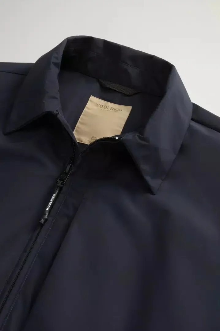 WINDSTOPPER SHIRT JACKET MELTO BLUE WOOLRICH